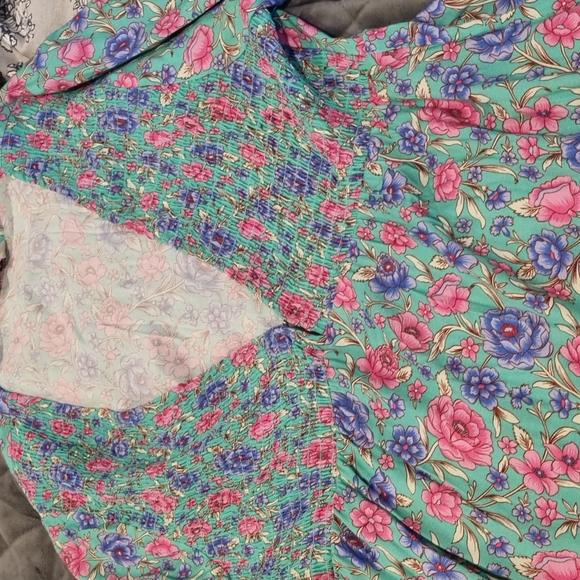 Arnhem Phoebe shirred boho dress in sage NWT size 10 - Picture 8 of 9